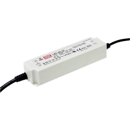 MEAN WELL LPF-40-42 LED-driver, LED-transformator Constante spanning, Constante stroomsterkte 40 W 0.96 A 25.2 - 42 V/DC Niet dimbaar, PFC-schakeling,