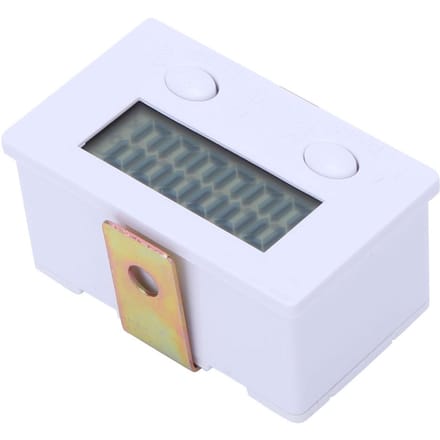 BERM Digitale Teller BEM6C 6 Cijfers 0~999999 LCD Display Elektronische Telsteller black