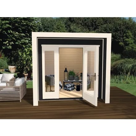 Weka Tuinhuis 263 Gr1 Antraciet 235x239cm