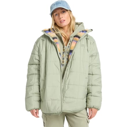 Damesjack met capuchon Billabong Happy Camper