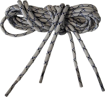 schoenveters - licht-grijs-blauw - roundies - 150 cm lang x4 mm breed