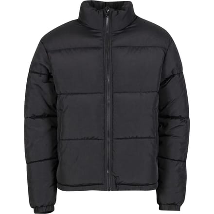 Urban Classics - Crinkle Gewatteerd jack - L - Zwart