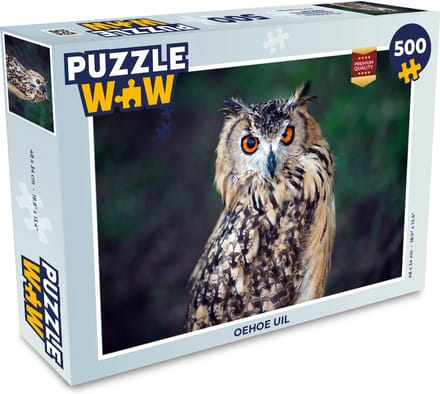 Puzzel Oehoe uil - Legpuzzel - Puzzel 500 stukjes