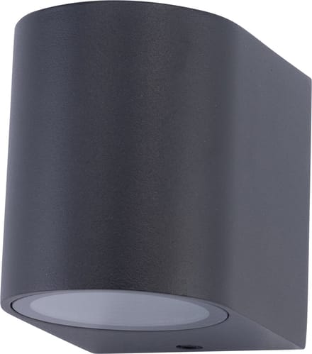 LED's Light LED Wandlamp buiten met GU10 fitting - Rond - Model San Marino - IP44 - Zwart