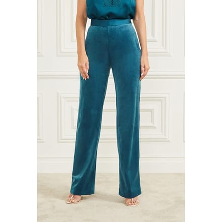 GUESS Marciano By  Lilli Pant Blue Opal Größe: 44 | Ausgestellte Hosen Outlet | Damen | Blau