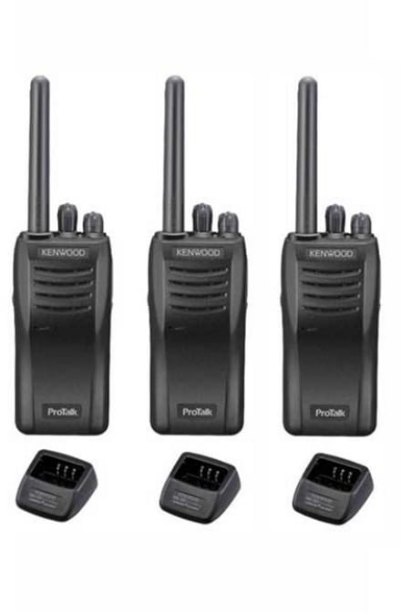Set van 3 stuks Kenwood TK-3501 PMR446 met tafelladers