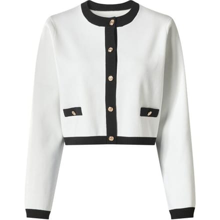 ESMARA Dames vest (Wit/zwart, S (36/38))