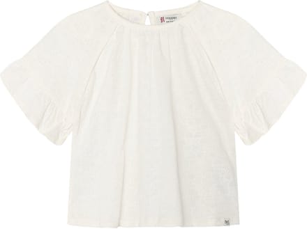 Noppies T-shirt Tee SS - Egret - Maat 110