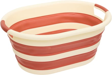 5Five Wasmand - 21L - rood - PP - opvouwbaar - 39 x 39 x 53 cm - flexibel