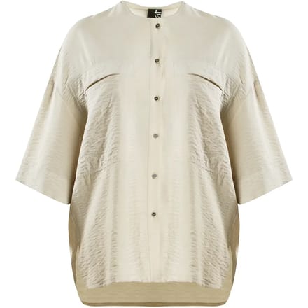Knopjesblouse van viscose voor dames Mat Fashion