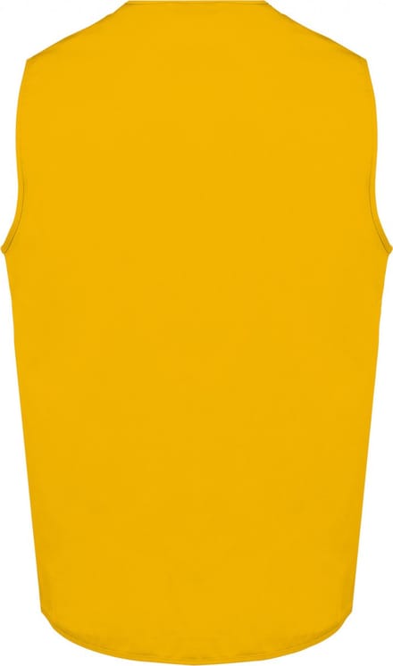 Gilet Unisex S WK. Designed To Work Mouwloos Yellow 65% Polyester, 35% Katoen