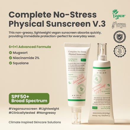 AXIS-Y - Complete No-Stress Physical Sunscreen (V3) - Zonnebrandcrème