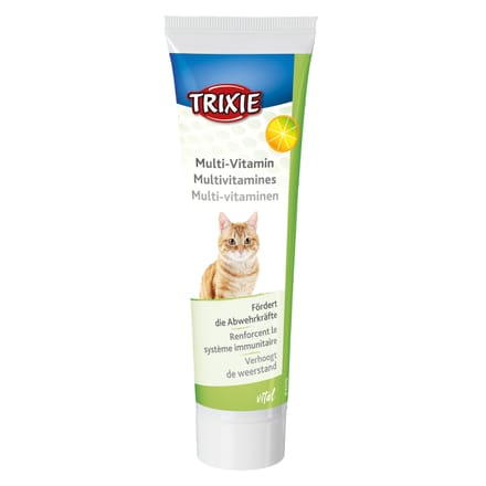 Voordeelpakket: 3x100g Trixie Multi-Vitaminepasta Versterkt de weerstand van het lichaam Kattensnacks