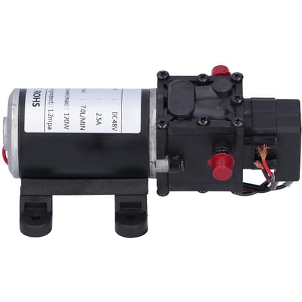 DC48V 120W DC Intelligente Membraanpomp 7.0L/MIN Automatische Verstuivende Hogedrukpomp