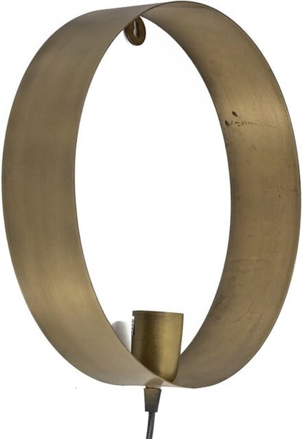 Wandlamp metaal cirkel