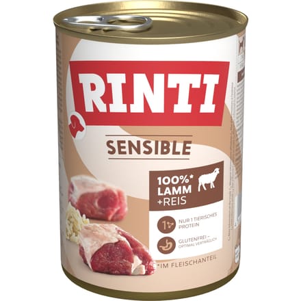 Rinti Sensible 6 x 400 g - Lam & Rijst