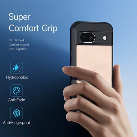 Dux Ducis Aimo Geschikt voor Google Pixel 8a - Back Cover Case Zwart