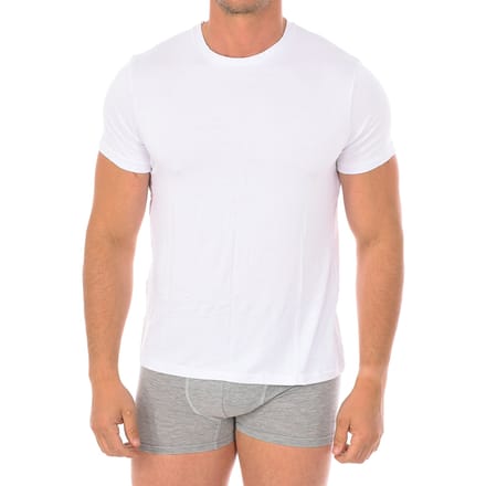 Heren Bamboo Korte Mouw T-shirt Q602