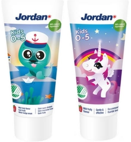 Jordan Tandpasta – Kids 0-5 jaar 50ml (15 stuks)
