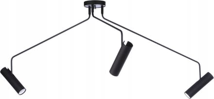 Nowodvorski - Spot Eye SUPER black 3 lichts Ø 130 cm zwart