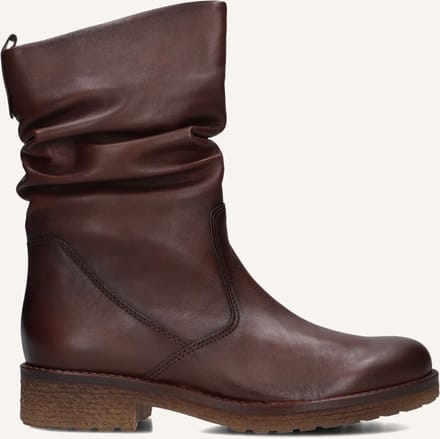 Gabor 013 Enkellaarsjes - Enkelboots met rits - Dames - Cognac - Maat 39