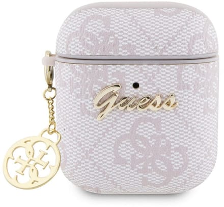 GUESS funda CHARM PU 4G Airpods 1/2 ROSA