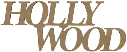 Gomille MDF decoratiefiguur Hollywood 58 cm knutselplezier.