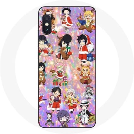 Coque pour Xiaomi Redmi Note 5 Pro Demon slayer merry christmas affiche le cadeau de noël