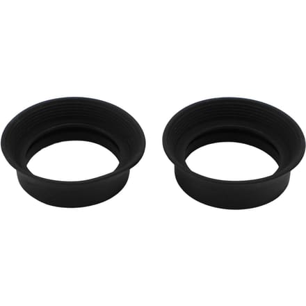 2 stuks Scope Oculair Oculair Opvouwbare Zachte Rubberen Oculairkap voor 28 tot 32mm Microscoop Monoculair black