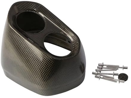 Akrapovic Carbon V-ec304 Uitlaat Eindkap Zwart
