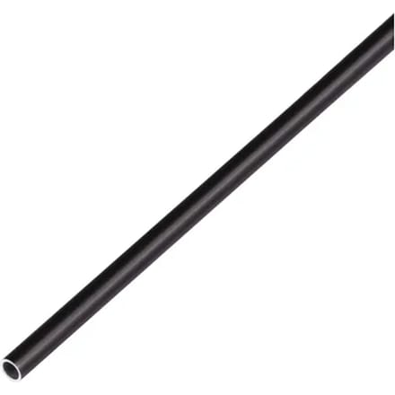 Alberts Ronde Buis Ø8x1/2m Aluminium Zwart