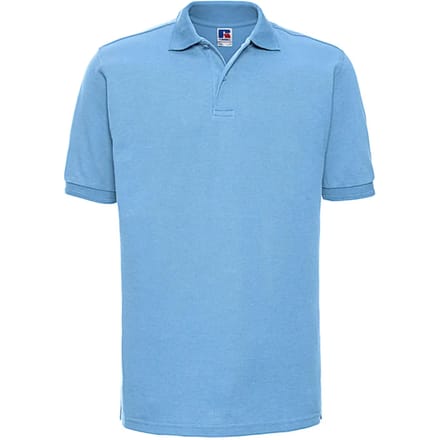 Men's Hardwearing Polycotton Poloshirt 'Russell' Red - L