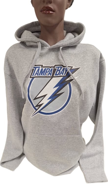 TAMPA BAY-SWEATER/HOOD-GREY-L