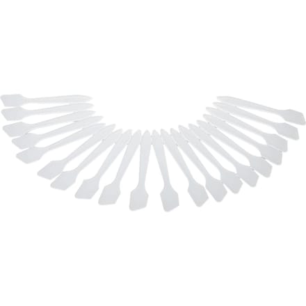 Lot de 20 mini spatules cosmétiques transparentes polyvalentes pour appliquer les crèmes pour le visage white