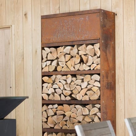 OFYR Wood Storage 100 - Ofyr - Staal - Bruin