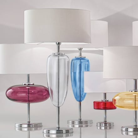 AILATI Tafellamp Show Ogiva 82 cm glaselement helder