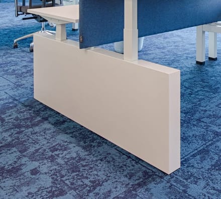 Wang voor Dextro+ Duobureau Aluminium