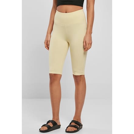 Urban Classics - Organic Stretch Jersey Korte cycle broek - XS - Geel