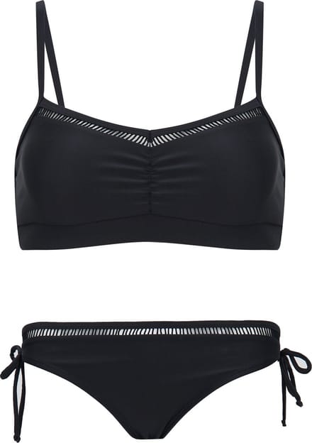 Bikini classic met kant detail - Zwart 170-176