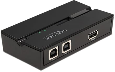 Delock USB 2.0 Switch 2 PC to 1 device