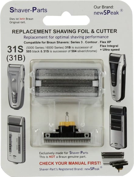 Shaver-Parts Braun Combipack Alt 31s