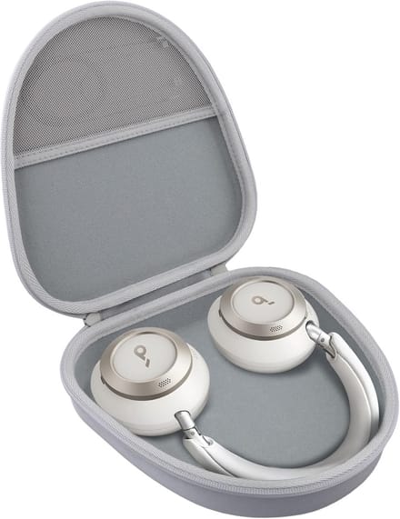 Hard Protective Case voor Noise Cancelling Hoofdtelefoon - Wit