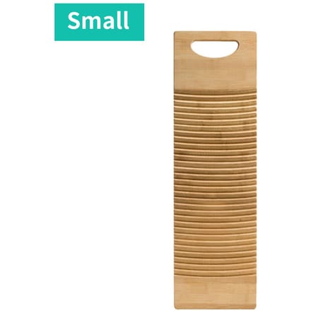 Beschikbaar Houten wasbord Wasbord met rechthoekig handvat Handpercussie Handwasbord voor size S beige