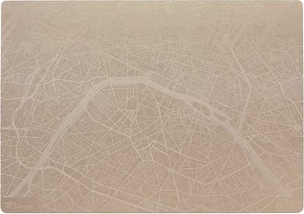 Place Maps Placemat Stadskaart Antwerpen - Kunstleer - Leigrijs - 1 Stuk