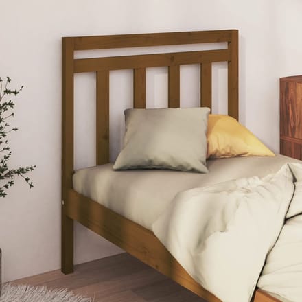 vidaXL - Hoofdbord - 95x4x100 - cm - massief - grenenhout - honingbruin