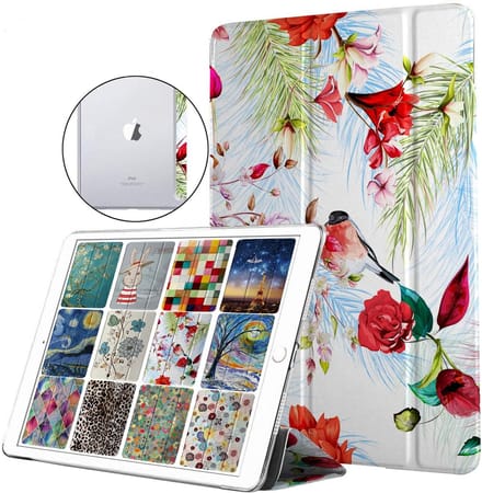 Cases voor iPad Air 2 2014 - Drievoudige Gedrukte Harde Transparante Achterkant