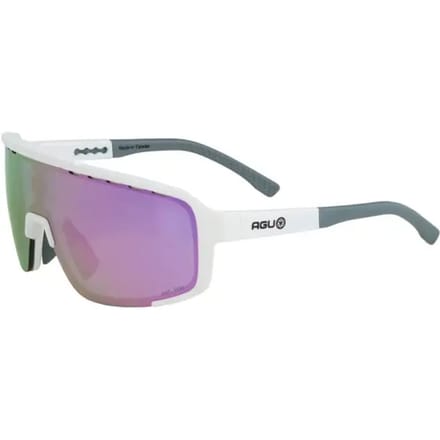 AGU Bold 2.0 - Fietsbril - Unisex - Wit - Contrastverhogende Bronze Lens - UV400 Bescherming - Anti-fog Coating - Hydrofobe Coating - Zichtverbetering