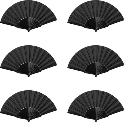 Dailygoods- Bamboefan 6 Stuks - Opvouwbare Handwaaier - Duurzaam