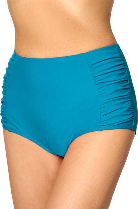 Merry Style Dames Zwembroek - Bikinibroekje - Elastische tailleband – Polyamide & Elastaan – Blauw (6046) – 44 - MS-MS10-119-SL