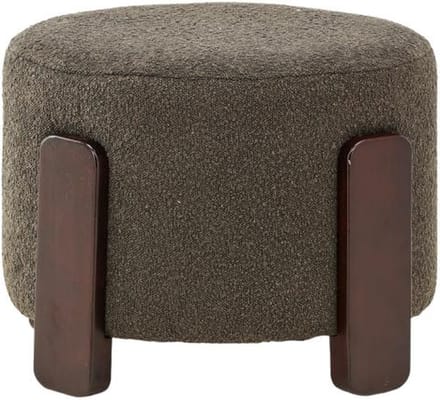 Svea - Nova hocker - boucle - donkergrijs